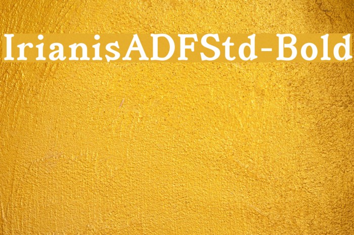 IrianisADFStd-Bold Example 1
