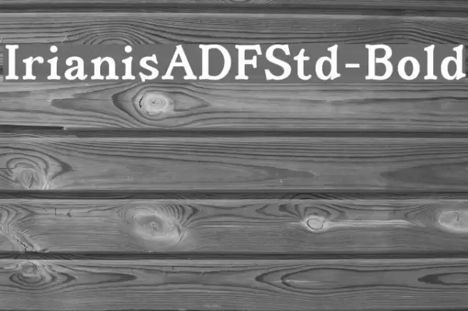 IrianisADFStd-Bold Font examples