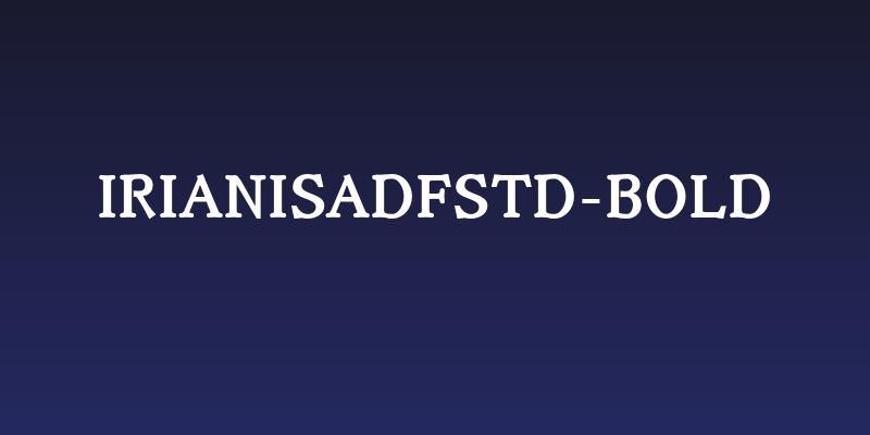 IrianisADFStd-Bold Social Header