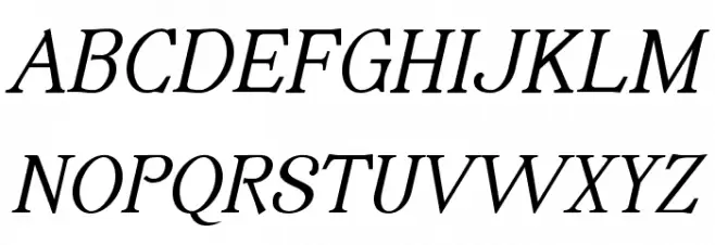 IrianisADFStd-Italic Polices MAJUSCULES