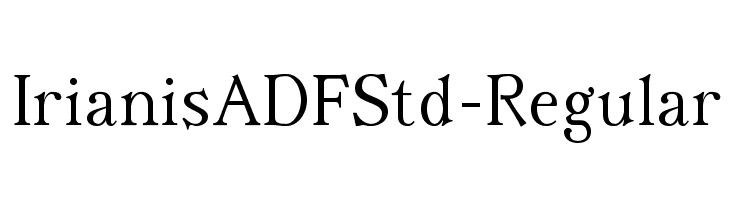 IrianisADFStd-Regular  Fuentes Gratis Descargar