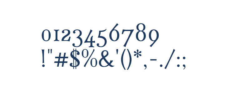 IrianisADFStd-Regular Other Characters