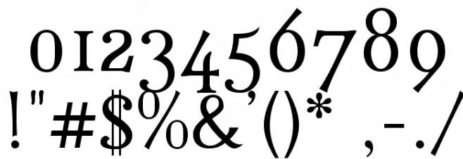 IrianisADFStd-Regular Font OTHER CHARS
