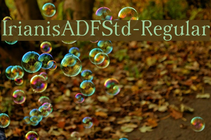 IrianisADFStd-Regular Example 1