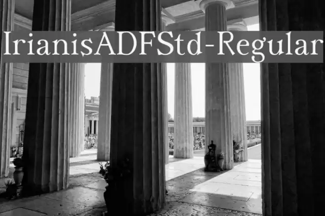IrianisADFStd-Regular Font examples