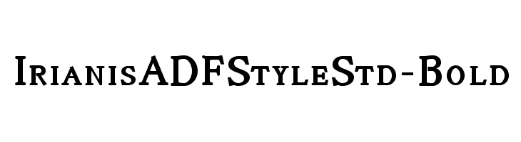 IrianisADFStyleStd-Bold  नि: शुल्क फ़ॉन्ट्स डाउनलोड