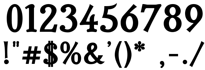 IrianisADFStyleStd-Bold Font OTHER CHARS