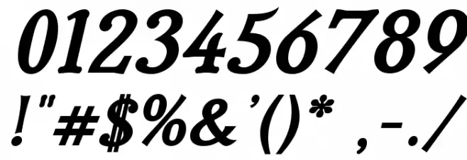 IrianisADFStyleStd-BoldItalic Font OTHER CHARS