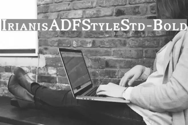 IrianisADFStyleStd-Bold Fuentes examples