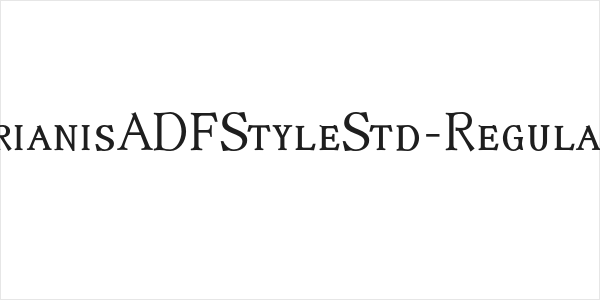 IrianisADFStyleStd-Regular Logo