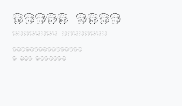 Irish Beer Business Card