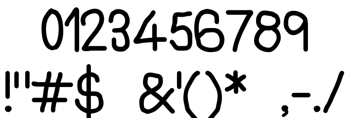 Irish Comic Font OTHER CHARS