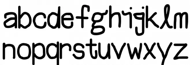 Irish Comic Fonte MINÚSCULAS