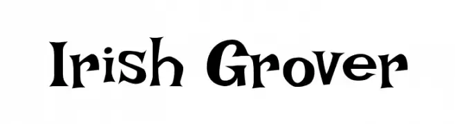 Irish Grover  Free Fonts Download