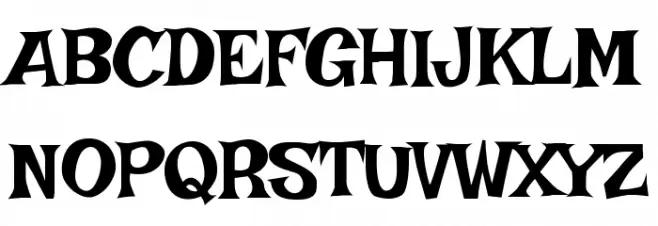 Irish Grover 字体 大写