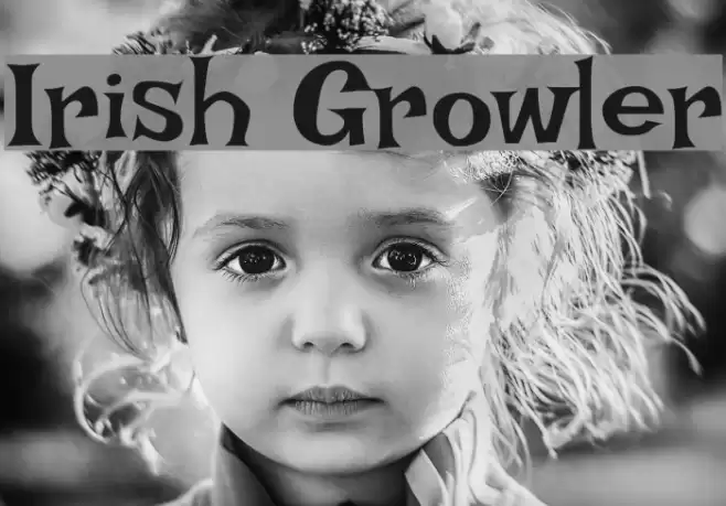 Irish Growler Font examples