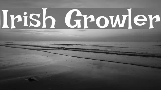 Irish Growler Font examples