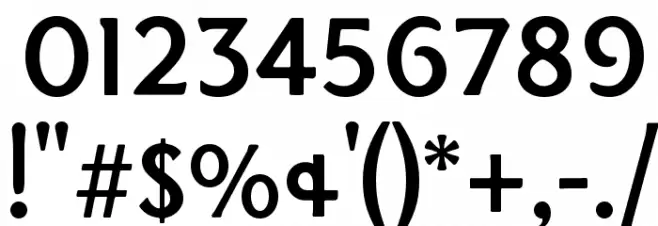 Irish Penny Font OTHER CHARS