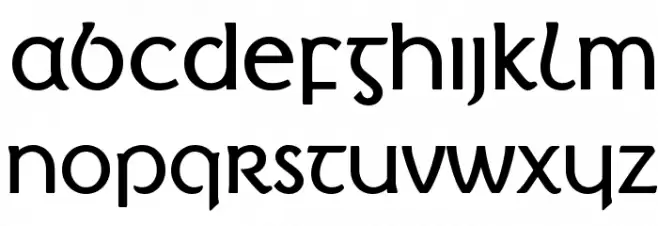 Irish Penny Schriftart Groß