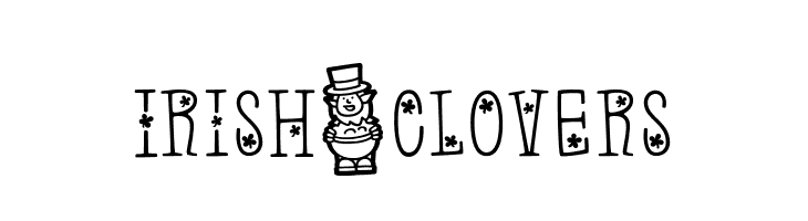 Irish^Clovers  font caratteri gratis