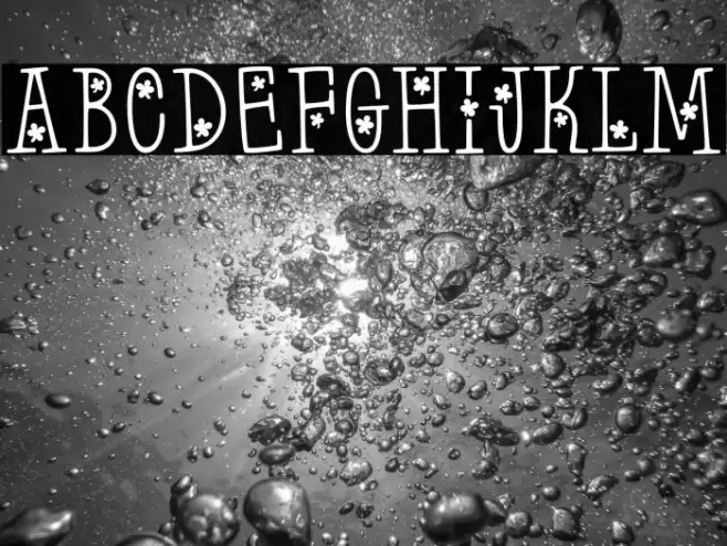 Irish^Clovers Font examples