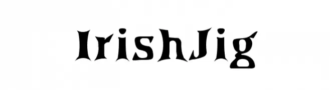IrishJig  フリーフォントのダウンロード