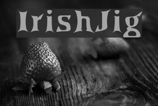 IrishJig Font examples