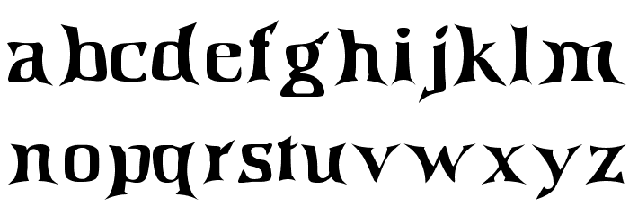 IrishJig Font LOWERCASE