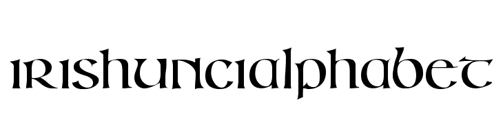 IrishUnciAlphabet  Скачать бесплатные шрифты