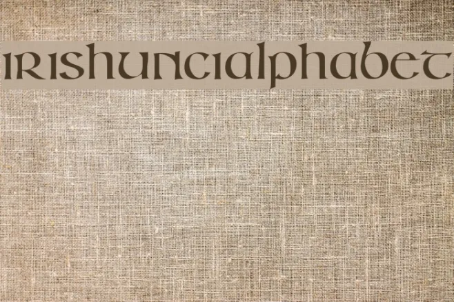 IrishUnciAlphabet Example 3