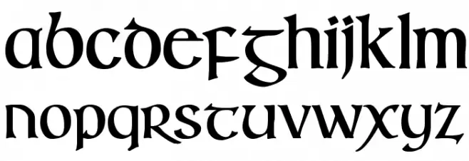 IrishUncialfabeta-Bold خط أحرف كبيرة