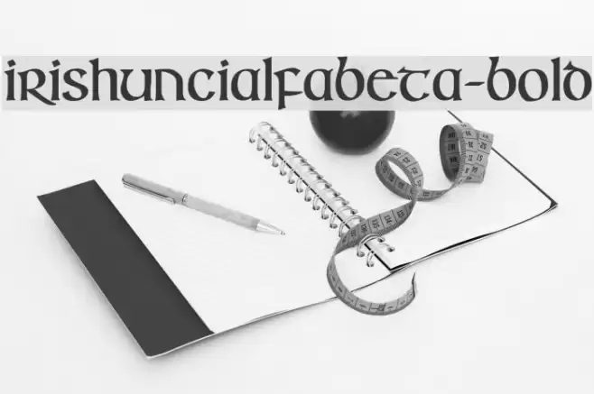 IrishUncialfabeta-Bold Font examples