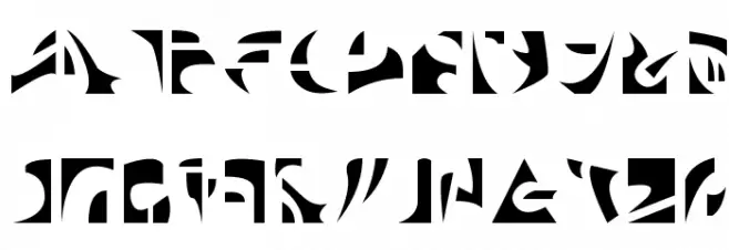 Irken Font LOWERCASE