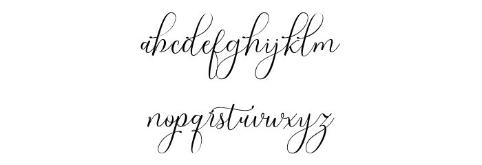 Irlandia Script Font LOWERCASE