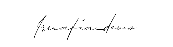 Irnafia_demo  Frei Schriftart Herunterladen