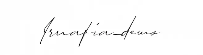 Irnafia_demo  Frei Schriftart Herunterladen
