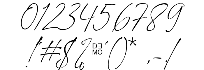 Irnafia_demo Font OTHER CHARS