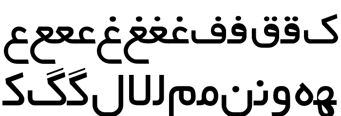 Irnafont_10 Font LOWERCASE