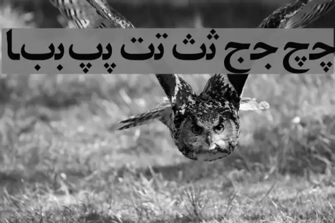 Irnafont_7 Font examples