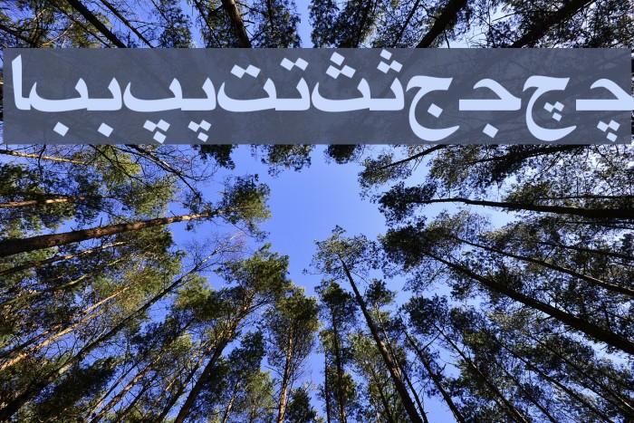 Irnafont_9 Font examples