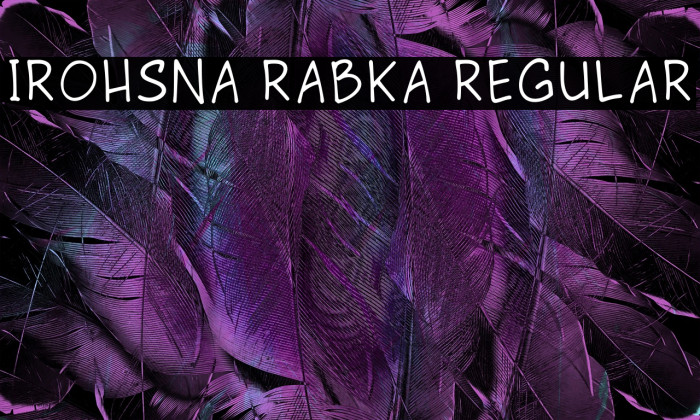 Irohsna Rabka Regular Example 1