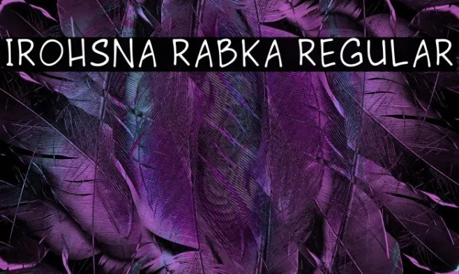 Irohsna Rabka Regular Example 1