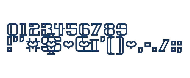 Iron Amore Regular Other Characters