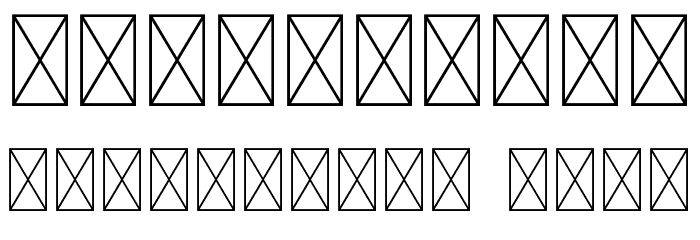Iron Blade Font OTHER CHARS