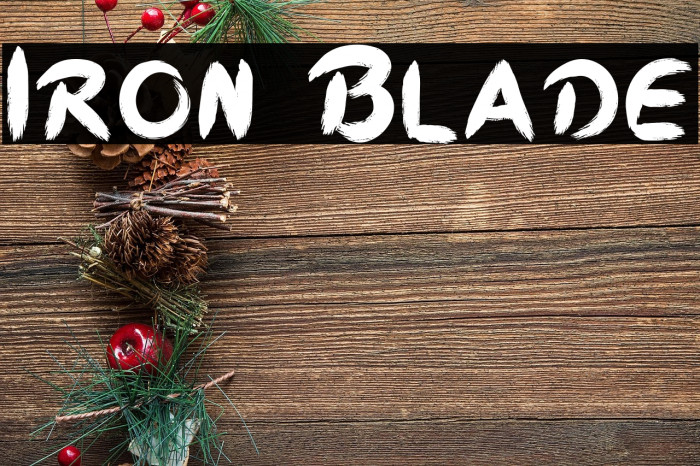 Iron Blade Example 2