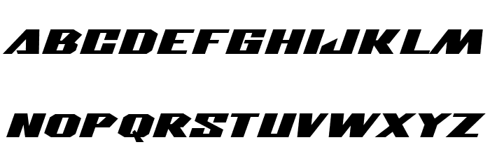 Iron Bridge Font LOWERCASE