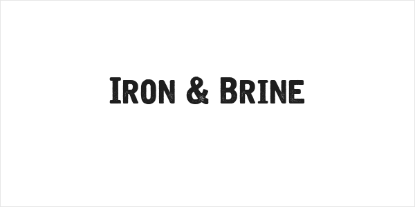Iron & Brine Logo