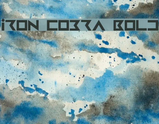 Iron Cobra Bold Example 2