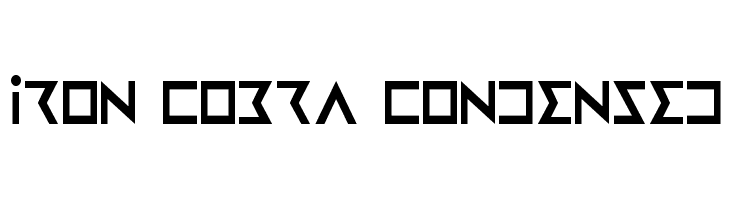 Iron Cobra Condensed  フリーフォントのダウンロード