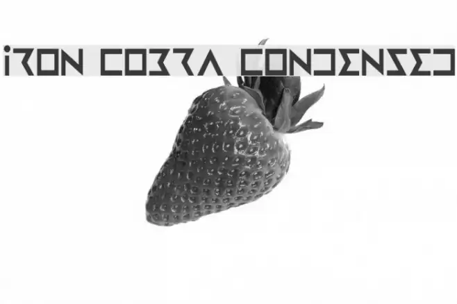 Iron Cobra Condensed Font examples
